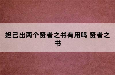 妲己出两个贤者之书有用吗 贤者之书